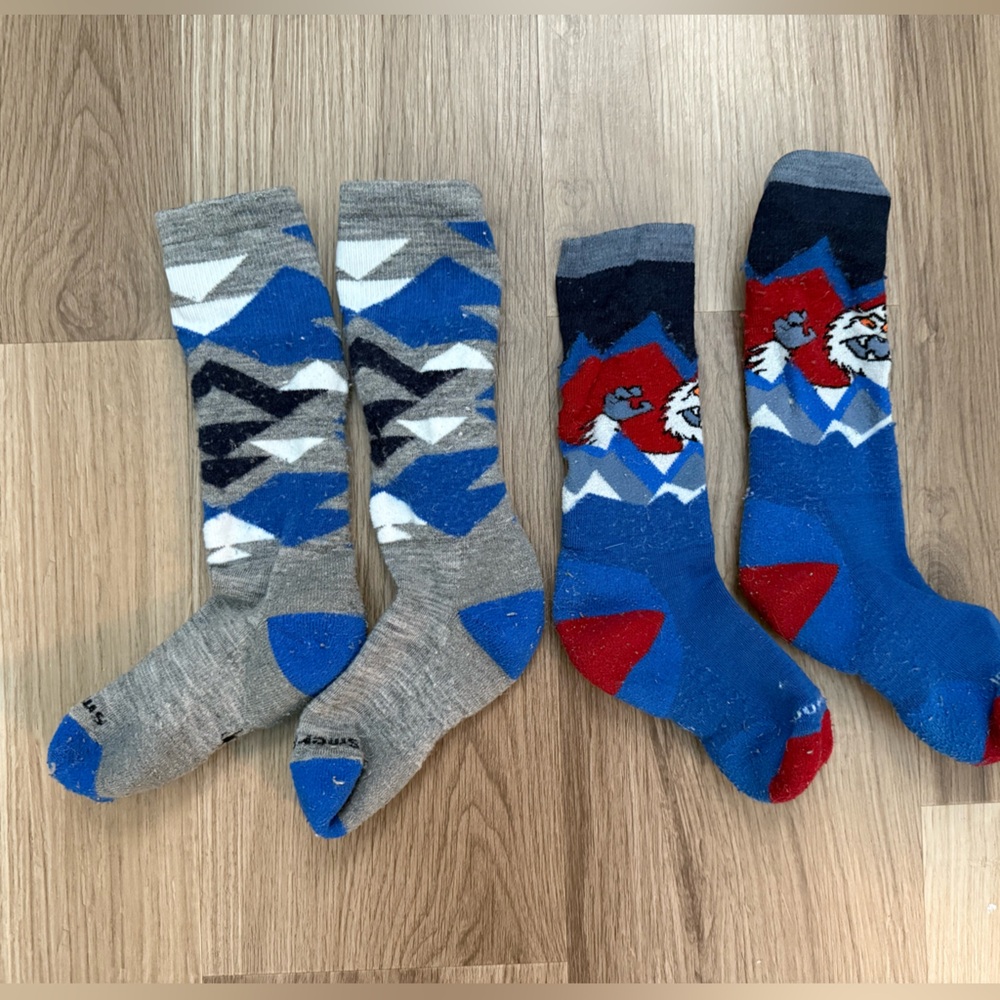 Smartwool Kids wool winter ski socks Medium